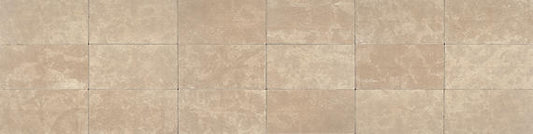 12x24 Limestone Speckled Grid Patterned Stone-Look Honed Smooth Limestone Tile