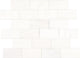 12x24 Marble Subway Pattern Light Veining Natural Marble-Look Honed Smooth Marble Tile Pure White