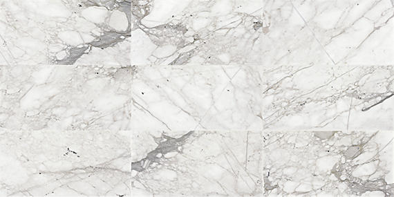 12x24 Marble Subway Pattern Intense Veining Natural Marble-Look Honed Smooth Marble Tile Cloud White