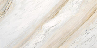 Cream Marble - 12x24 Pietra Divina Grid Natural Stone-Look Honed Smooth Marble Tile