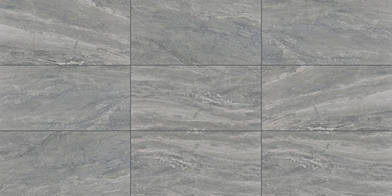 12x24 Perpetuo Light Veining  Natural Marble-Look Polished Smooth Porcelain Tile Silver Gray