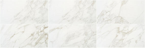 12x24 Marble Obsession  Natural Marble-Look Polished Smooth Porcelain Tile Soft Marble