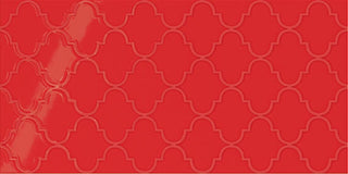 12x24 Showscape Arabesque Patterned Solid-Color Glossy Textured Ceramic Tile