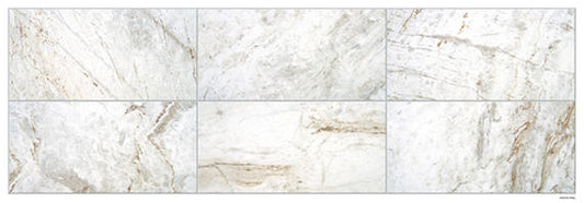 12x24 Mythique Marble  Natural Marble-Look Matte Smooth Porcelain Tile Soft White
