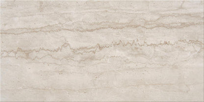 12x24 Mythique Marble  Natural Marble-Look Matte Smooth Porcelain Tile Warm Beige