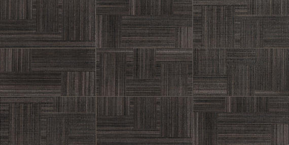 12x24 Lounge14 Linear  Natural Fabric-Look Matte Textured Porcelain Tile Dark Charcoal