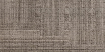 12x24 Lounge14 Linear  Natural Fabric-Look Matte Textured Porcelain Tile Taupe Gray
