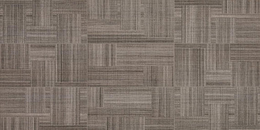 12x24 Lounge14 Linear  Natural Fabric-Look Matte Textured Porcelain Tile Taupe Gray