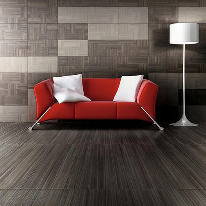 12x24 Lounge14  Natural Fabric-Look Matte Textured Porcelain Tile Dark Charcoal