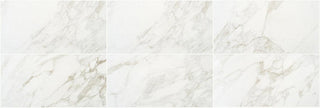 12x24 Marble Obsession Light Veining Natural Marble-Look Matte Smooth Porcelain Tile