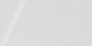 Glossy White - 12x24 Showscape Lattice Patterned Solid-Color Glossy Textured Ceramic Tile