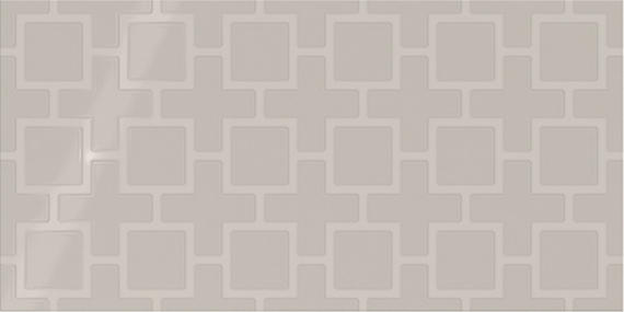 12x24 Showscape Lattice  Patterned Solid-Color Glossy Textured Ceramic Tile Warm Beige