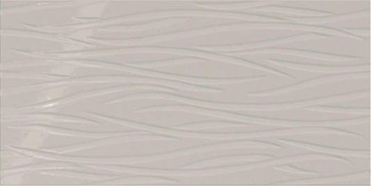 12x24 Showscape  Patterned Solid-Color Glossy Textured Ceramic Tile Warm Beige