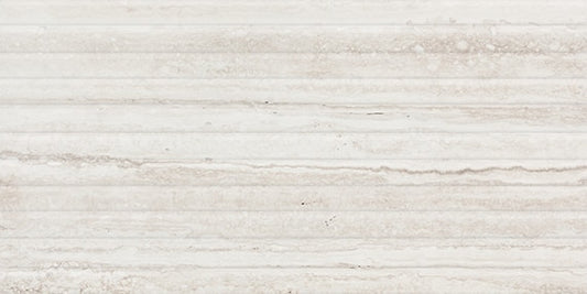 12x24 Reservorio Natural Stone-Look Matte 3D-Geometric Fluted Porcelain Tile