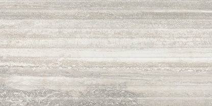12x24 Reservorio  Natural Stone-Look Matte 3D-Geometric Fluted Porcelain Tile Gray