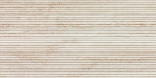 Tusk Beige - 12x24 Calligo Natural Stone-Look Matte 3D-Geometric Fluted Porcelain Tile