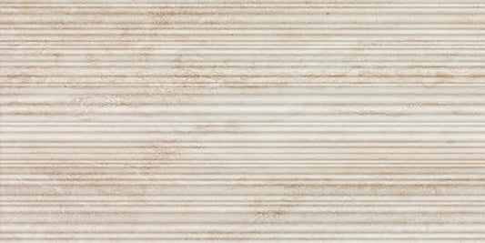 12x24 Calligo Natural Stone-Look Matte 3D-Geometric Fluted Porcelain Tile