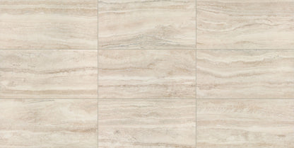 12x24 Calligo Natural Stone-Look Matte 3D-Geometric Fluted Porcelain Tile