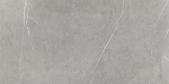 12x24 Platinum  Natural Stone-Look Glossy Smooth Porcelain Tile Gray