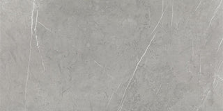 Gray - 12x24 Platinum Natural Stone-Look Glossy Smooth Porcelain Tile