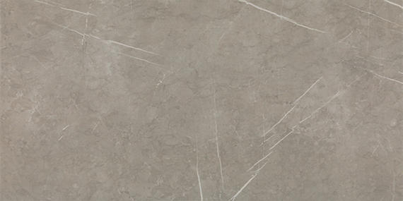 12x24 Platinum  Natural Stone-Look Glossy Smooth Porcelain Tile Warm Gray