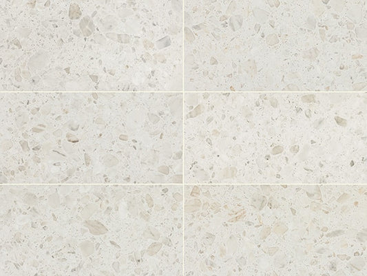 12x24 Outlander Fragment Shard Speckled Natural Mixed-Color Matte Smooth Porcelain Tile Soft Gray