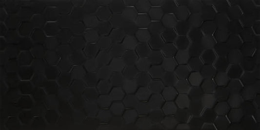 12x24 Multitude  Patterned Solid-Color Matte 3D-Geometric Hexagon Ceramic Tile Light Gray