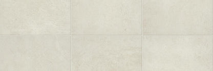 12x24 Windmere  Natural Concrete-Look Matte Smooth Ceramic Tile Off white