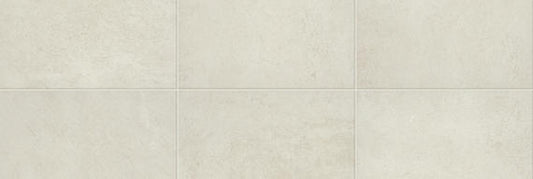 12x24 Windmere  Natural Concrete-Look Matte Smooth Ceramic Tile Off white
