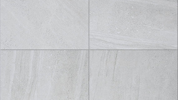 12x24 Choice  Natural Stone-Look Matte Smooth Ceramic Tile Gray