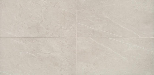 12x24 Prime  Natural Stone-Look Matte Smooth Ceramic Tile Bright Beige