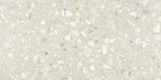 Warm Ivory - 12x24 Outlander Fragment Shard Speckled Natural Terrazzo-Look Matte Smooth Porcelain Tile