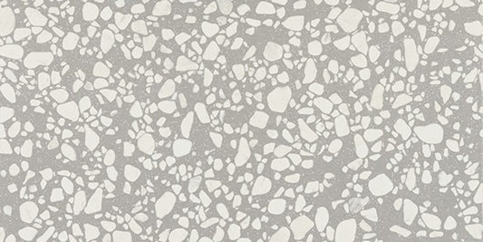Cool Gray - 12x24 Outlander Fragment Shard Speckled Natural Terrazzo-Look Matte Smooth Porcelain Tile
