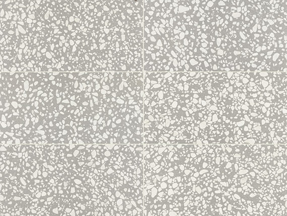 12x24 Outlander Fragment Shard Speckled Natural Terrazzo-Look Matte Smooth Porcelain Tile Cool Gray