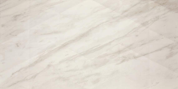 12x24 Perpetuo Light Veining  Patterned Marble-Look Satin 3D-Geometric Porcelain Tile Soft White