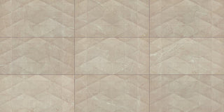 12x24 Perpetuo Light Veining Patterned Marble-Look Satin 3D-Geometric Porcelain Tile