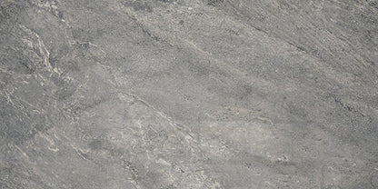 12x24 Perpetuo Light Veining  Patterned Marble-Look Satin 3D-Geometric Porcelain Tile Silver Gray