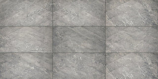 12x24 Perpetuo Light Veining Patterned Marble-Look Satin 3D-Geometric Porcelain Tile
