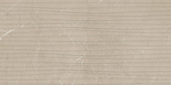 12x24 Perpetuo Light Veining  Natural Marble-Look Satin Wavy Porcelain Tile Warm Beige