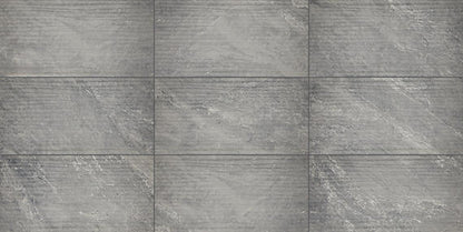 12x24 Perpetuo Light Veining  Natural Marble-Look Satin Wavy Porcelain Tile Silver Gray
