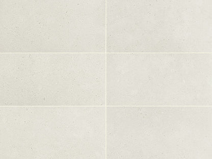 12x24 Outlander Speckled  Natural Stone-Look Matte Smooth Porcelain Tile Warm Ivory