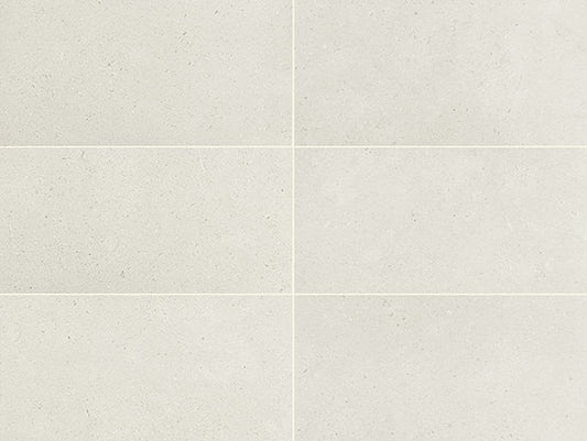 12x24 Outlander Speckled  Natural Stone-Look Matte Smooth Porcelain Tile Warm Ivory