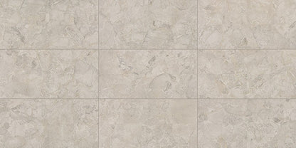 12x24 Forgehaus  Natural Stone-Look Matte Smooth Ceramic Tile Soft Gray