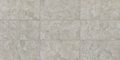 12x24 Forgehaus  Natural Stone-Look Matte Smooth Ceramic Tile Ash Gray