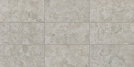 12x24 Forgehaus  Natural Stone-Look Matte Smooth Ceramic Tile Ash Gray