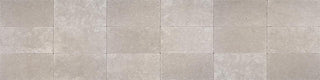 12x24 Limestone Grid Patterned Stone-Look Tumbled Smooth Limestone Tile