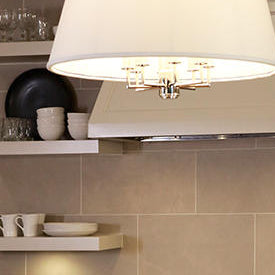 12x24 Limestone Grid Patterned Stone-Look Tumbled Smooth Limestone Tile