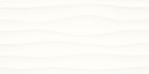 12x24 Multitude Wave  Natural Solid-Color Matte Textured Ceramic Tile Soft White