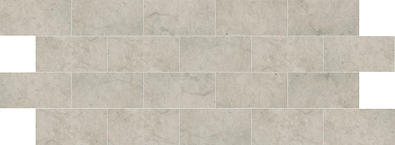 12x24 Limestone Subway Pattern  Patterned Marble-Look Honed Natural Limestone Tile Stone Gray