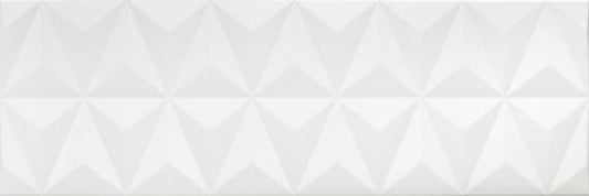 12x36 Aesthetic Natural Solid-Color Satin 3D-Geometric Arrow Ceramic Tile